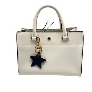 Crown & Ivy White Convertible Crossbody Satchel